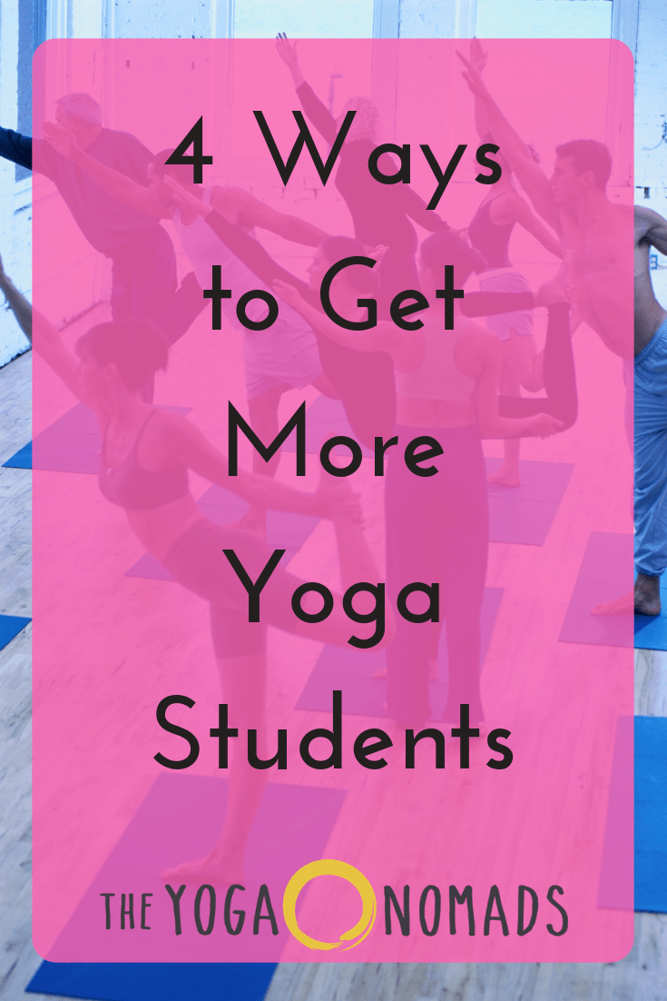 Ways in getting more Yoga Students