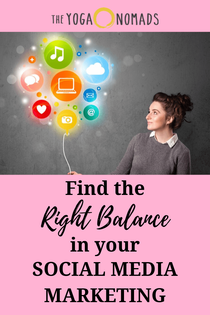 Find the Right Balance in your Social Media Marketing