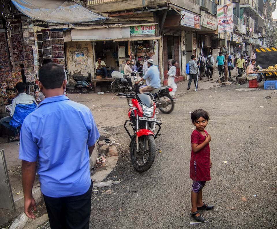 small child in Mumbai