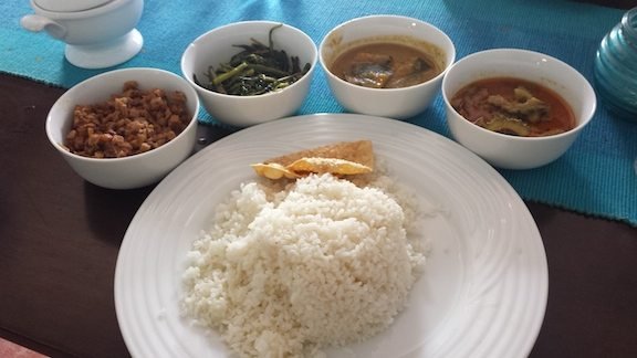 Pumpkin Curry (2nd bowl from the right)