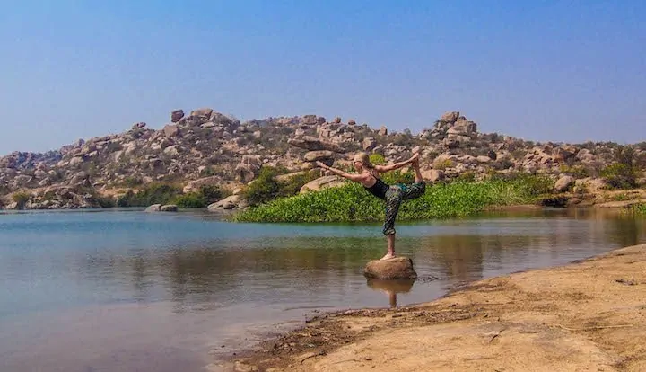 Dancer's pose - Hampi, Karnataka