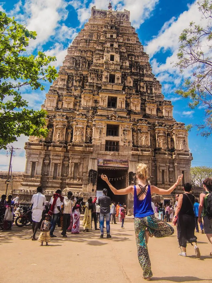 Tree pose - Hampi, Karnataka