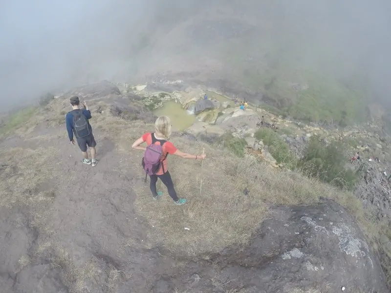 hot springs on Mt Rinjani