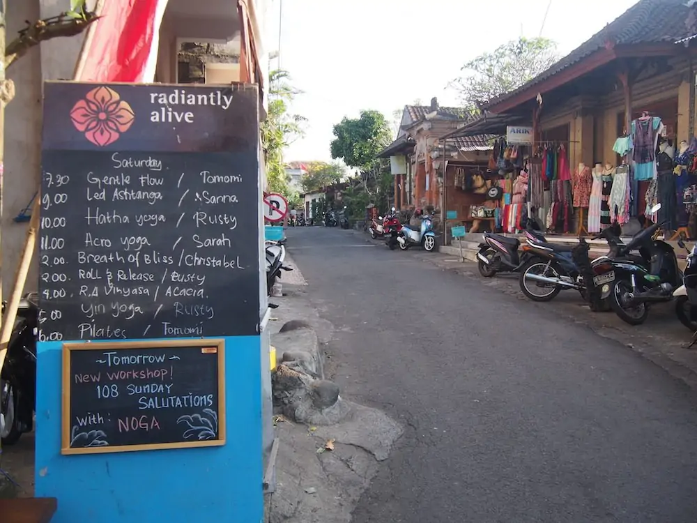 Radiantly alive yoga ubud