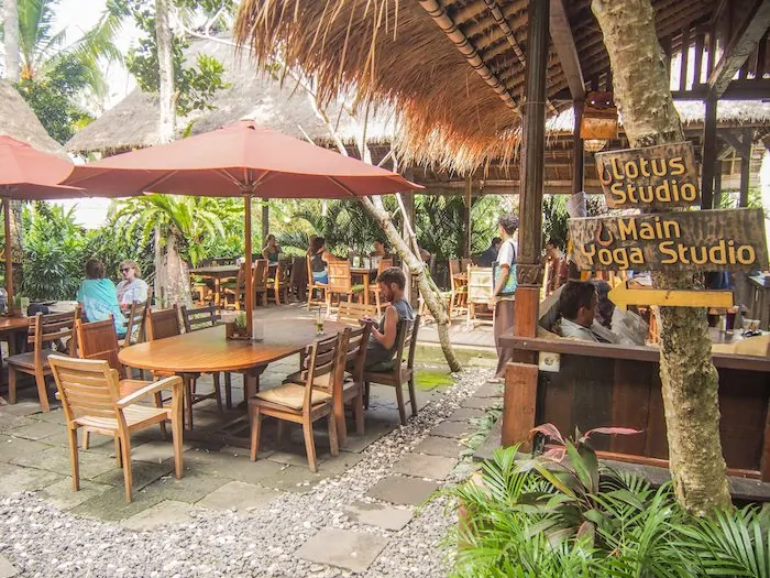 Yoga Barn's onsite restaurant, Garden Kafe - Ubud, Indonesia