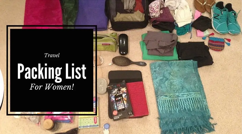 Travel Essentials for Women: Anne's Packing List - The Yoga Nomads