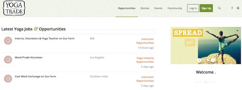 yoga jobs