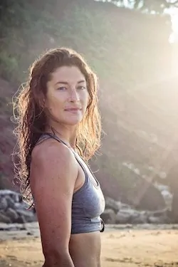 lucy foster perkins teaches yoga for surfers