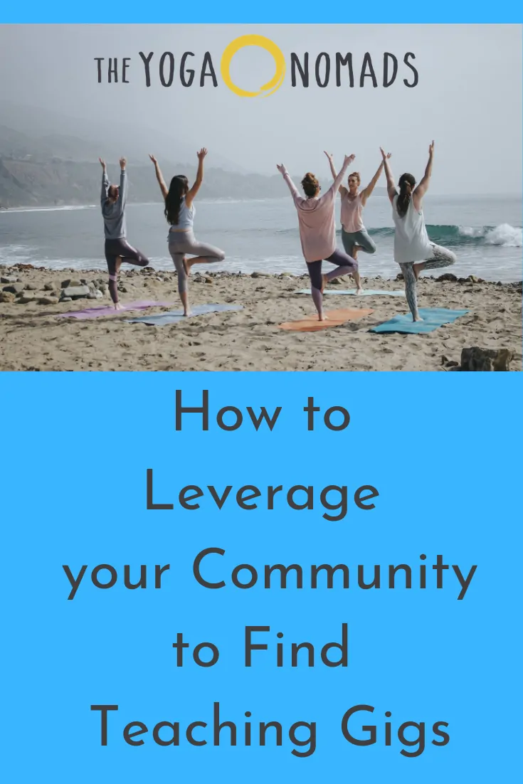 How to Leverage your Community to Find Teaching Gigs
