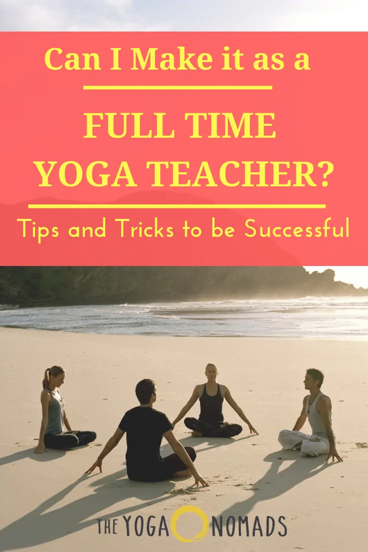 Can I Make it as a Full Time Yoga Teacher 1
