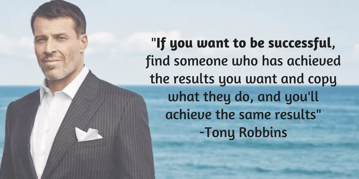 If you want to be successful find someone who has acheived the results you want and copy what they do and youll achieve the same results