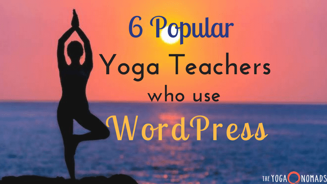 yoga teacher wordpress site