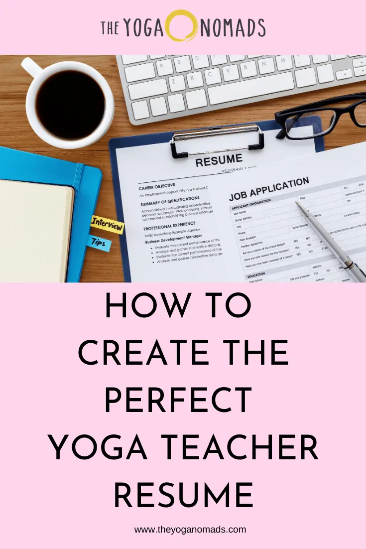 TYN How to Create the Perfect Yoga Teacher Resume
