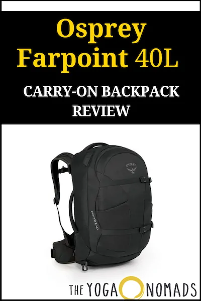 Osprey Farpoint 40L backpack review