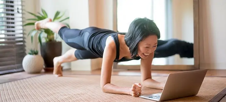 online yoga class instructions