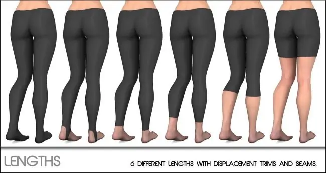 Aggregate more than 134 different lengths of leggings super hot ...