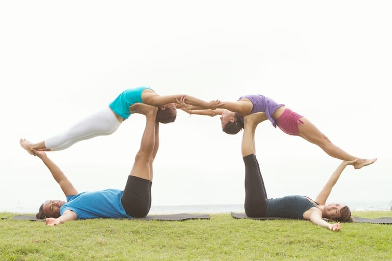4 Person Yoga Poses: How to Quadruple Your Acro Yoga Experience, for  Beginners - The Yoga Nomads