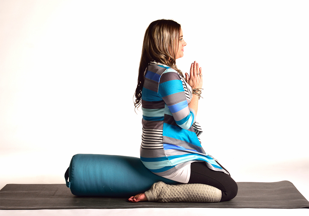 Restorative Yoga With a Bolster for Relaxation 