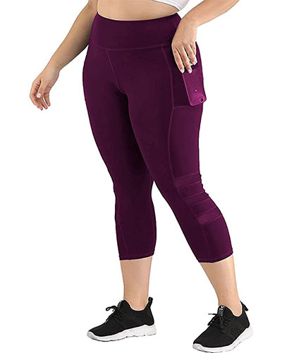 Uoohal Womens Plus Size Active Leggings