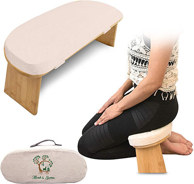 Monk Llama Kneeling Meditation Bench