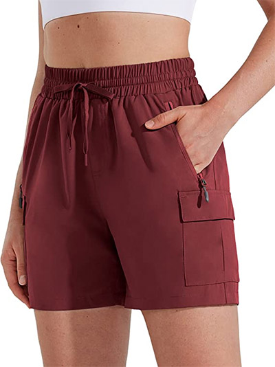 MASKERT Womens Hiking Cargo Shorts