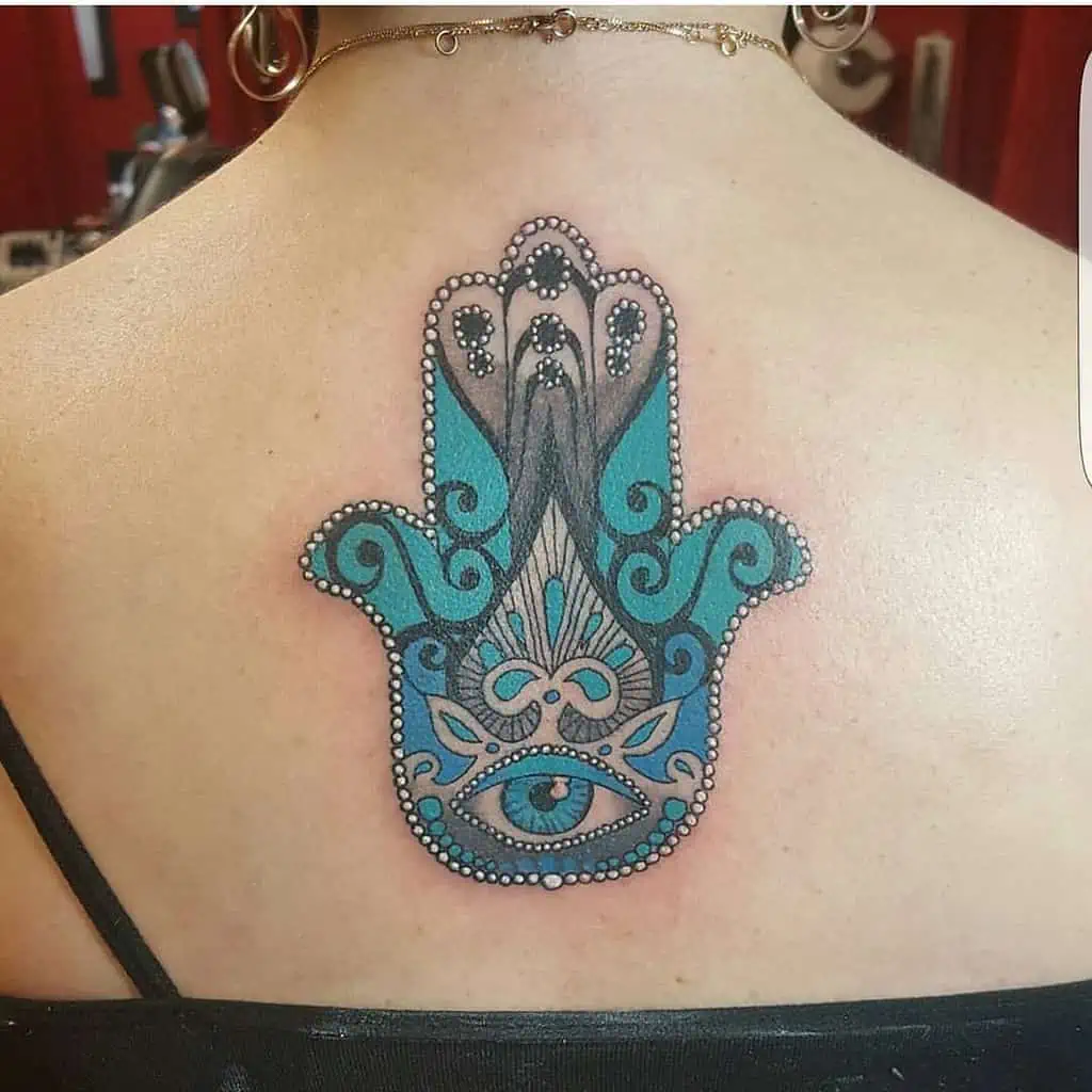 hamsa tattoo symbol