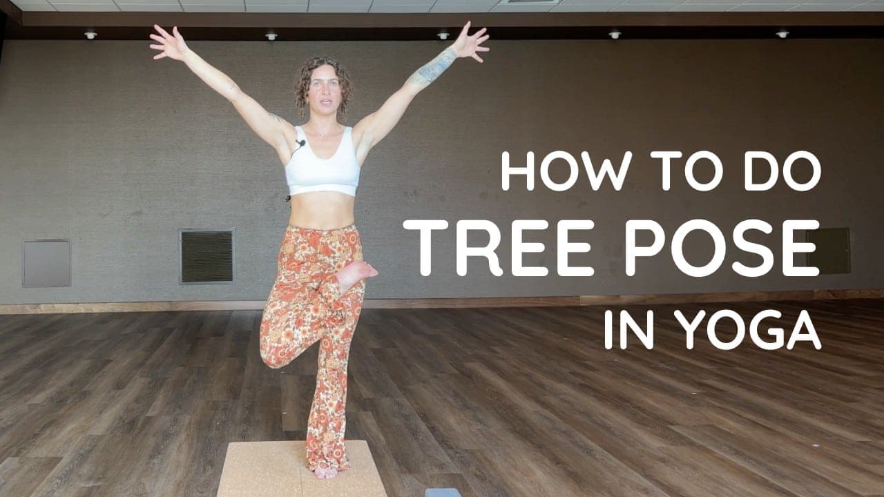 Balancing in Tree Pose - Yoga Destiny