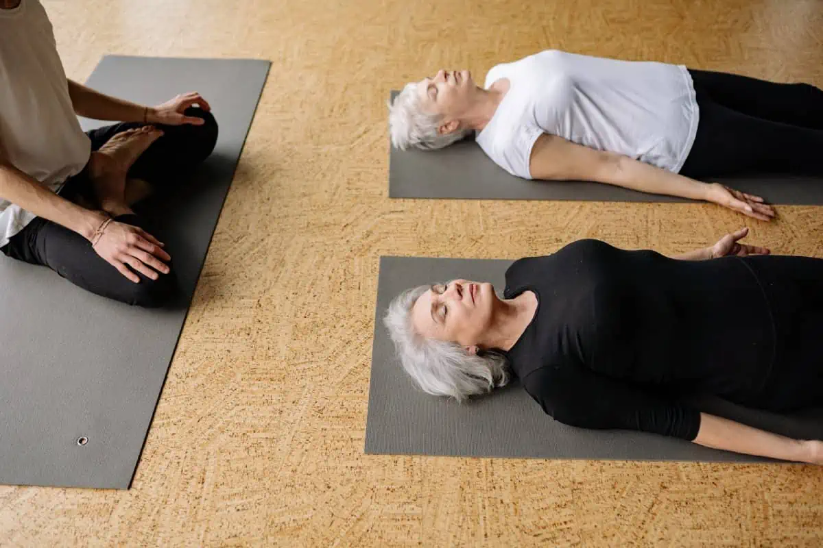 Corpse pose Savasana