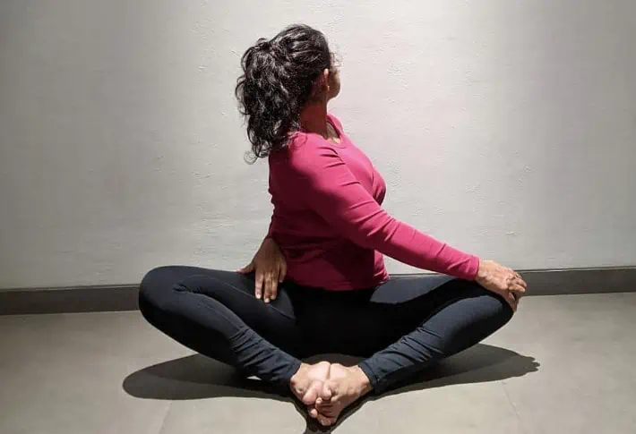 Baddha Konasana or Bound Angle Pose