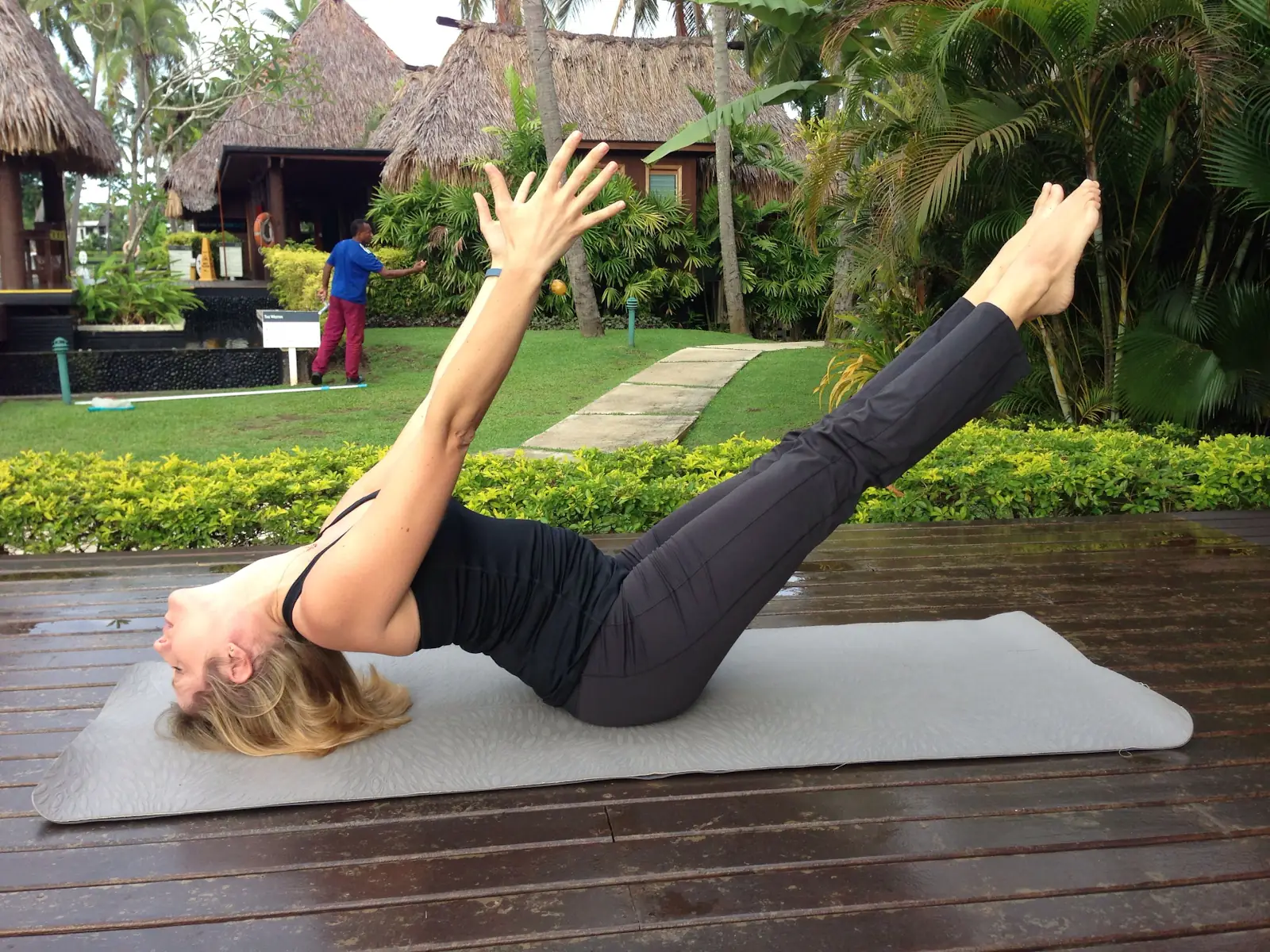 Premium Photo | Young woman practices yoga asana matsyasana or fish pose