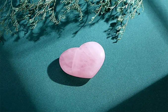Meditating with rose quartz palm stone or wearing a rose quartz necklace can give you the uplifting and encouraging energy