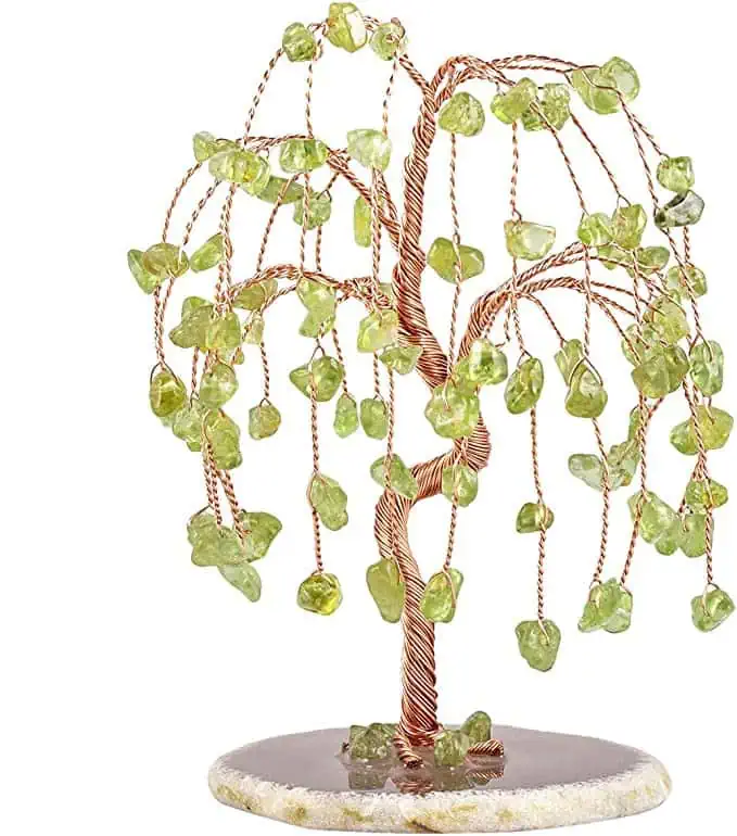 Peridot has links to Lakshmi, the Hindu goddess of fortune and abundance