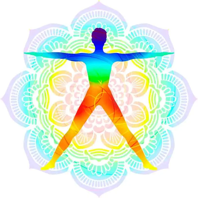 Five-Pointed Star Pose simultaneously grounds your energy while encouraging your prana to flow freely through your seven chakras.