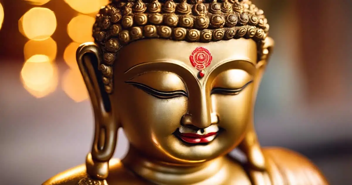 Budha close up portrait