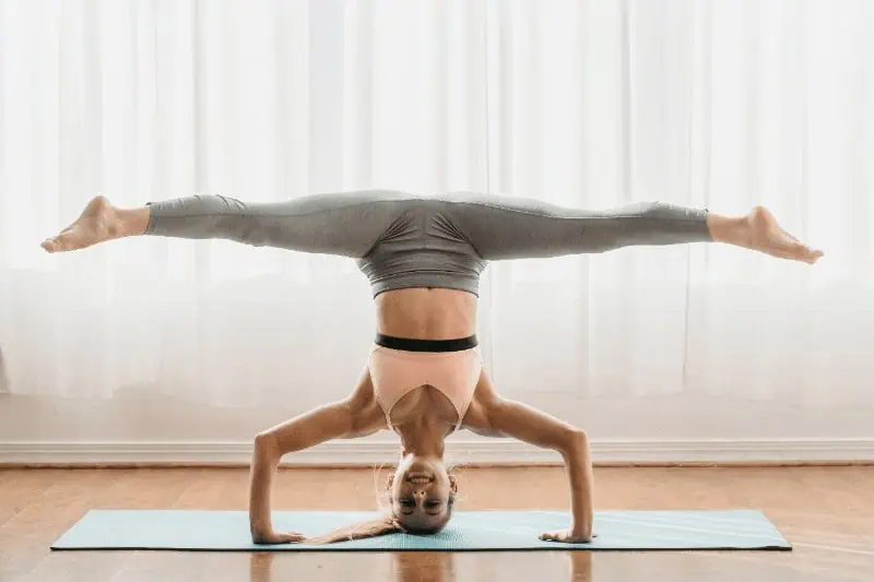 hot vinyasa yoga pose