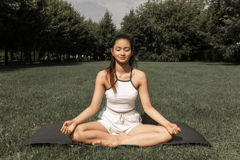 Siddhasana or Accomplished Pose is a simple alternative to sitting cross-legged.