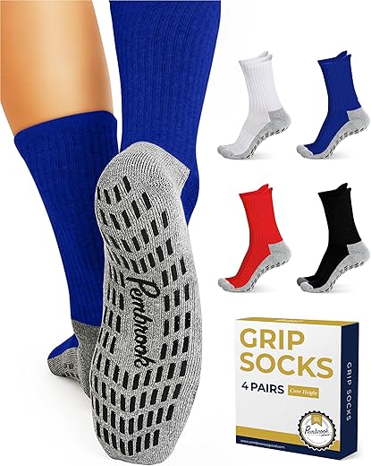 Pembrook Gripper Socks for Men and Women