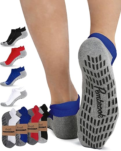 Pembrook Men's Yoga Grip Socks Bundle