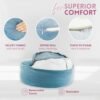 Zafu Buckwheat Yoga Bolster Cushion Pillow