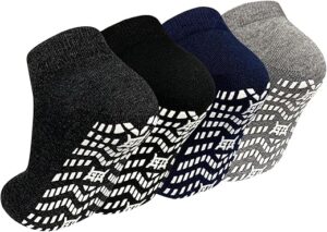 ZAKASA Non Slip Grip Socks for Men