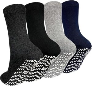 ZAKASA Non Slip Grip Socks for Men